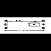 6500-085 J-200 Series Heater 4KW 15" LX BLB 825