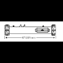 6500-085 J-200 Series Heater 4KW 15" LX BLB 825