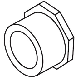 6540-060 PLUG:SPIGOT 1" PVC