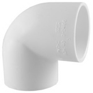 406-020 2 90A* ELL Socket PVC