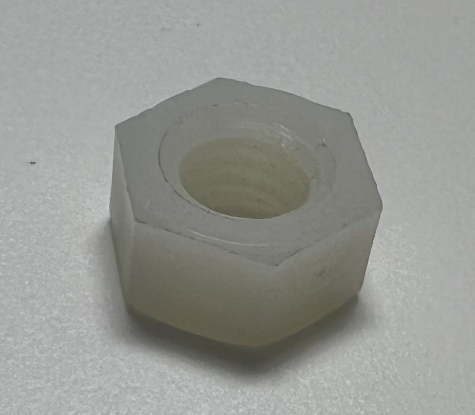 6541-408 NUT:Plastic Hex 3/4 20