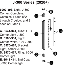 [6000-493] J-300 Exterior Lights