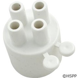 [115944] Waterway Plastics Manifold, 1" S X (4) 3/8" Barbs (2) Plugs